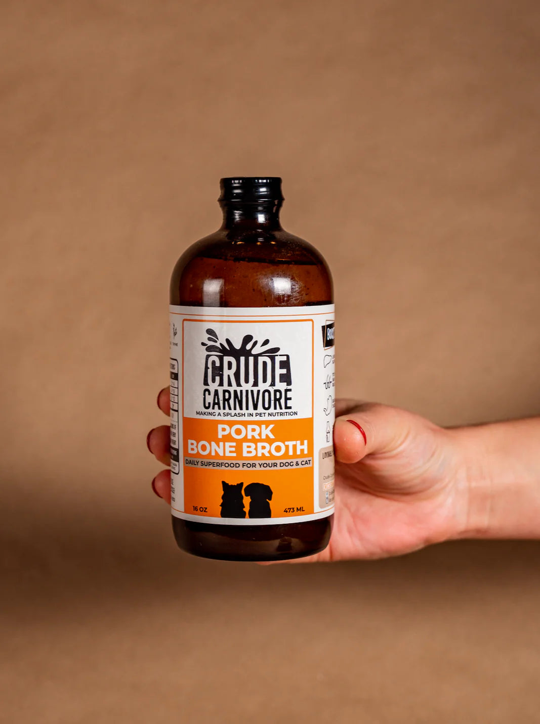 Crude Carnivore - Pork Broth | 16oz