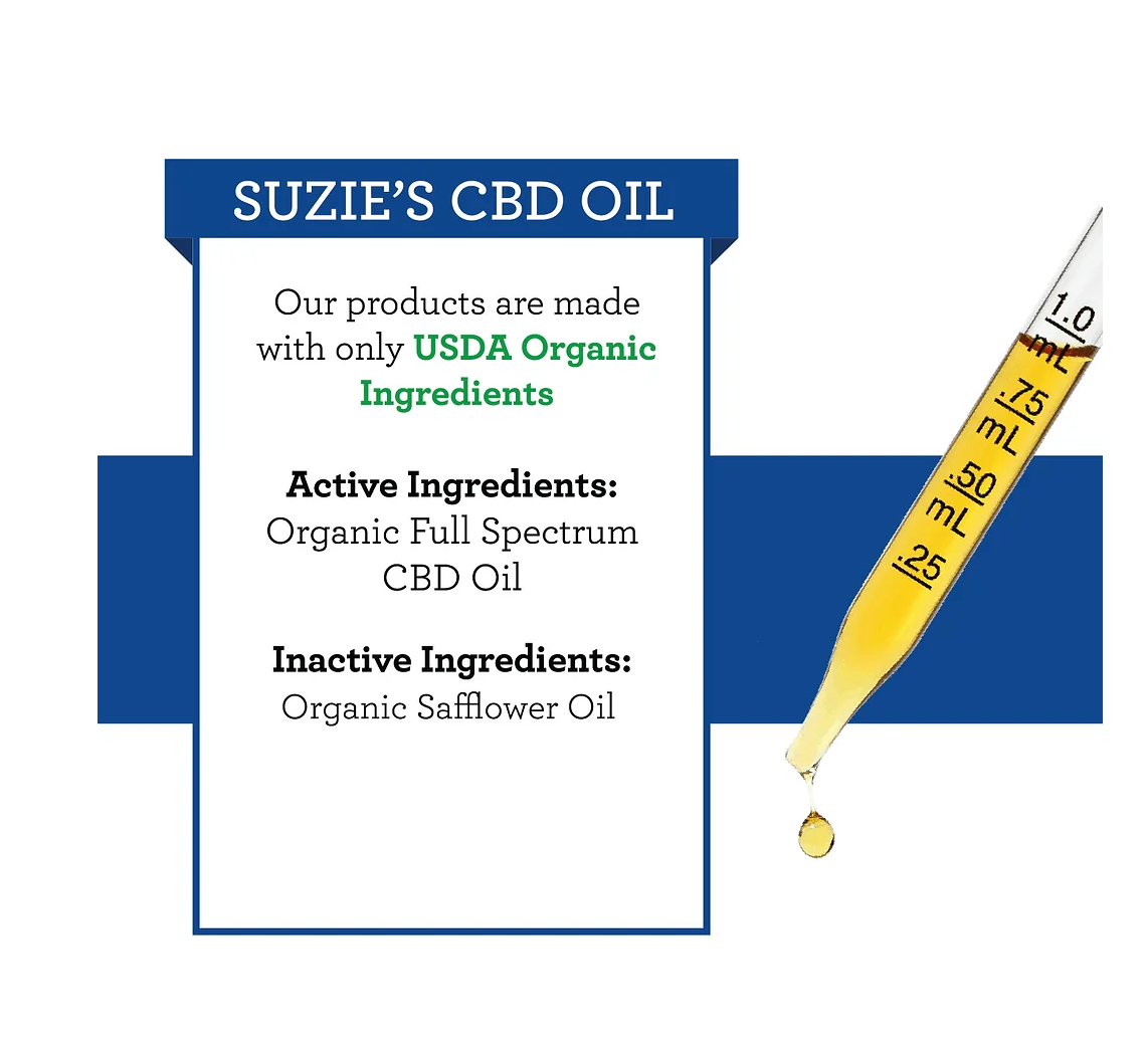 Suzie's - USDA Organic Toy Breed CBD Oil | 125mg