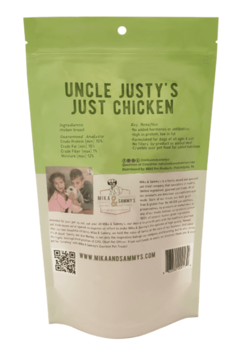 Mika & Sammy's - Uncle Justy’s Just Chicken | 5oz/12oz