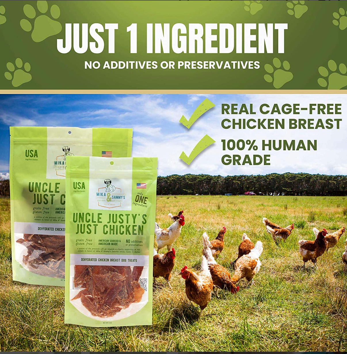 Mika & Sammy's - Uncle Justy’s Just Chicken | 5oz/12oz