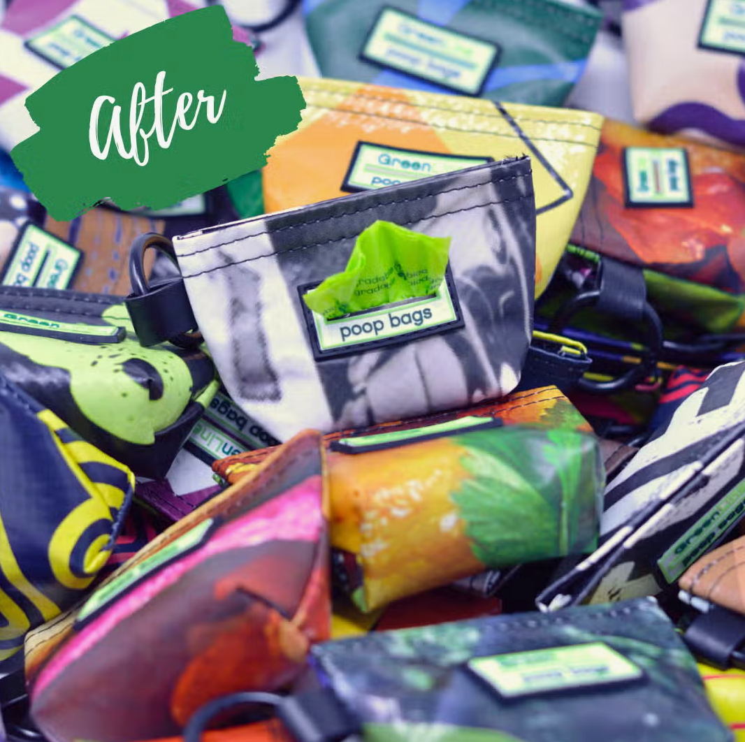GreenLine - Upcycled Banner Bags | 12ct case