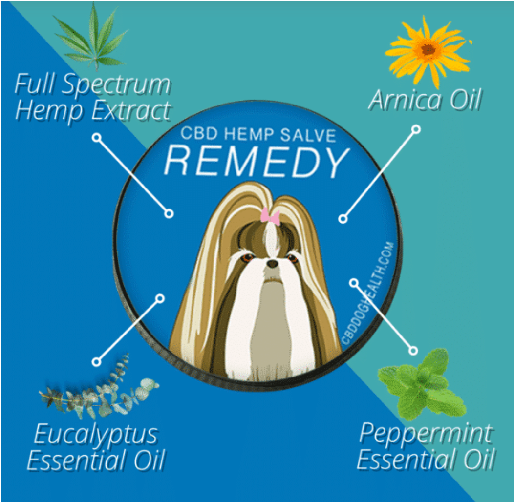 CBD Dog Health - REMEDY Salve for DOGS: For tumors, cysts, and infections 2oz/4oz | 300mg/600mg