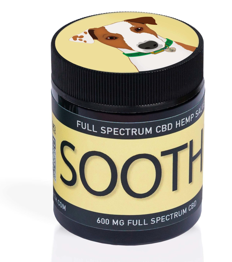 CBD Dog Health - SOOTHE Salve for DOGS: For hotspots, bug bites, and allergies 2oz/4oz | 300mg/600mg