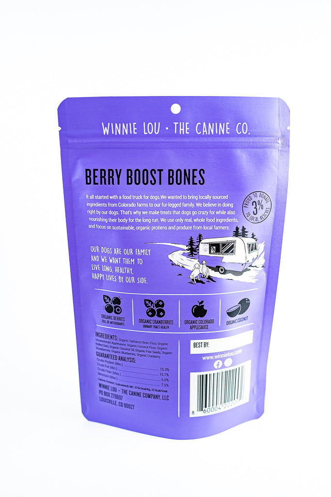 Winnie Lou - Berry Boost Bones | 4oz
