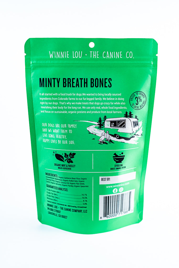Winnie Lou - Minty Breath Bones | 4oz
