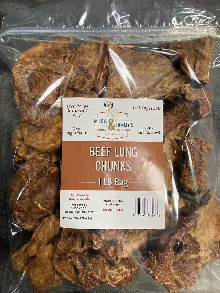 Mika & Sammy's - Beef Lung Chunks | 1lbs