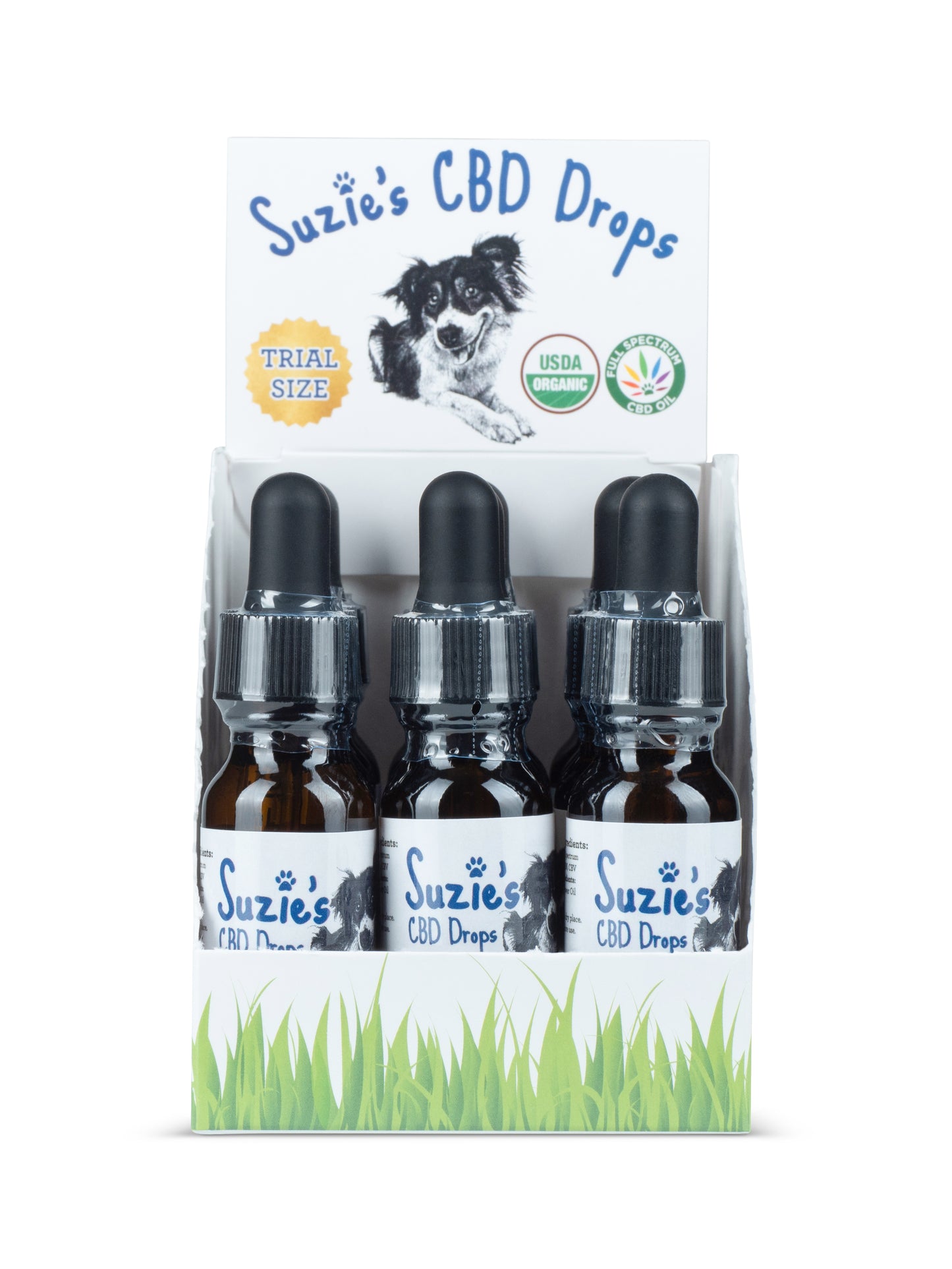 Suzie's - CBD Sample Oils Display Box .5oz | 12ct