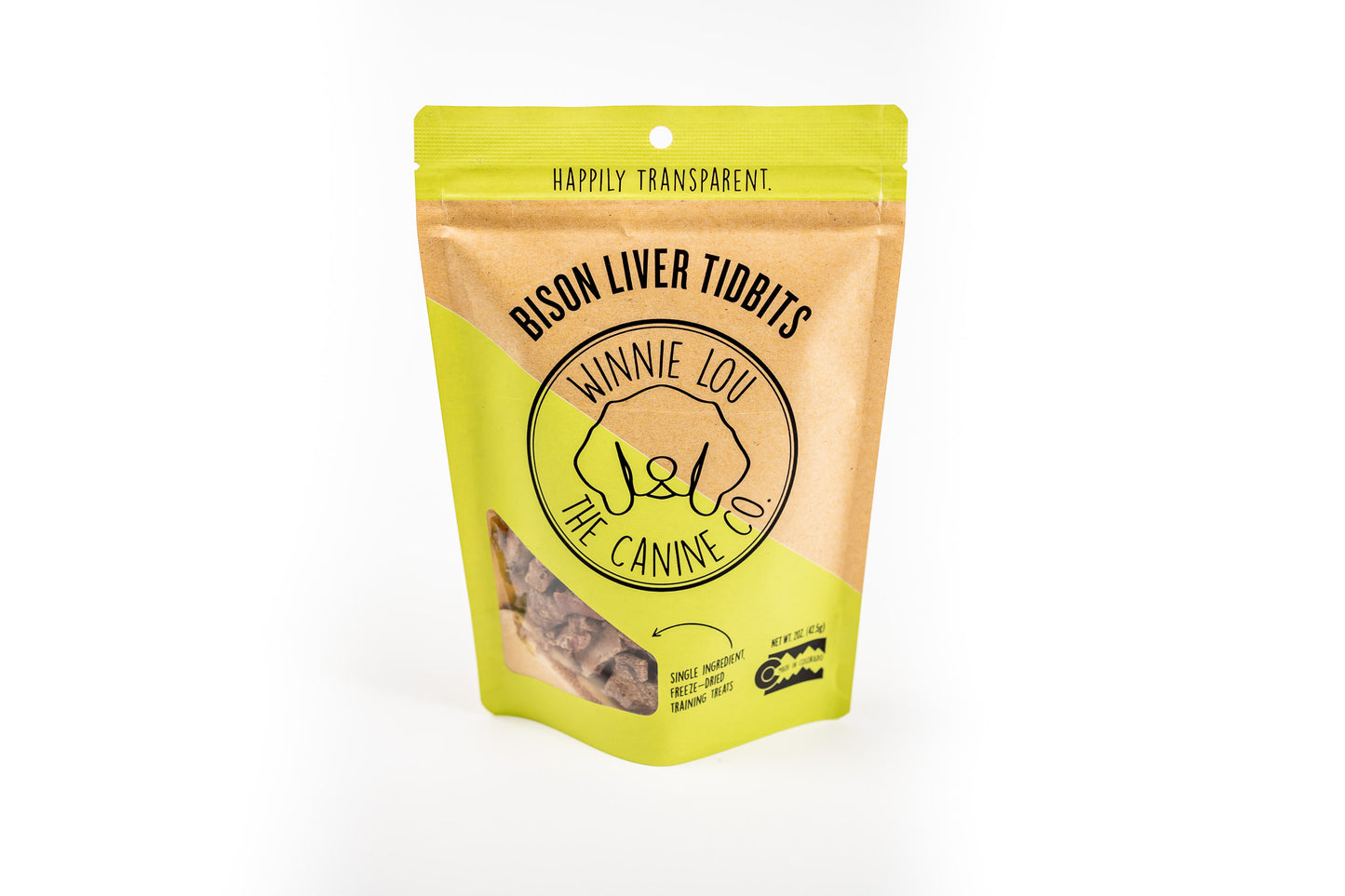 Winnie Lou - Training Treats- Bison Liver Bits | 2oz