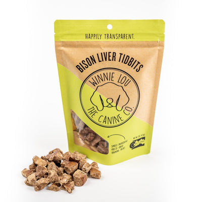Winnie Lou - Training Treats- Bison Liver Bits | 2oz