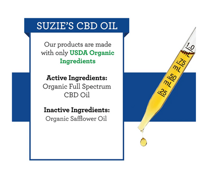 Suzie's -  USDA Organic CBD Oil 1000mg | 2oz
