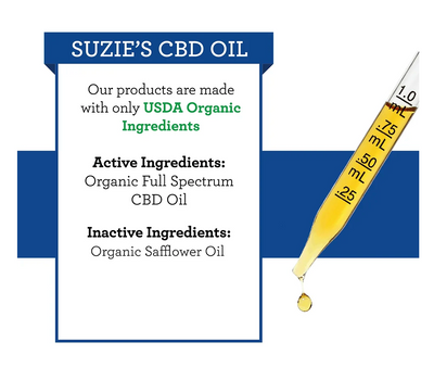 Suzie's - USDA Organic CBD Oil 500mg | 1oz