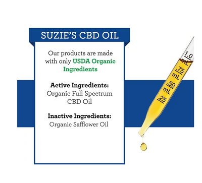 Suzie's - USDA Organic Toy Breed CBD Oil | 125mg