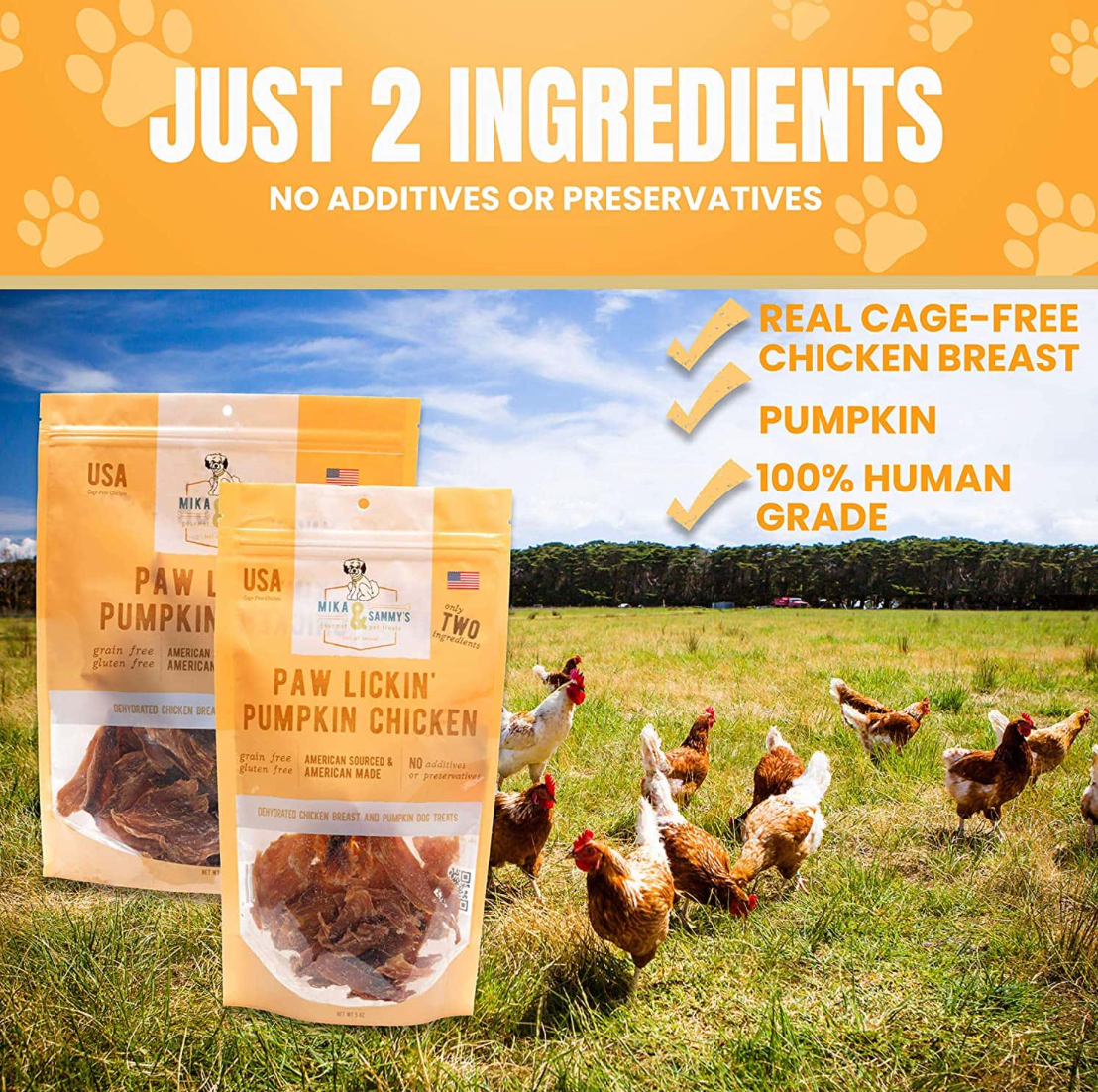 Mika & Sammy's - Paw Lickin’ Pumpkin Chicken | 5oz/12oz