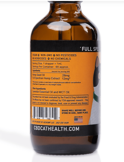 CBD Dog Health - Calm Oil For CATS | 550mg