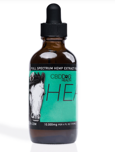 CBD Dog Health - Full Spectrum Heal Oil for HORSES 4oz | 10,000 mg