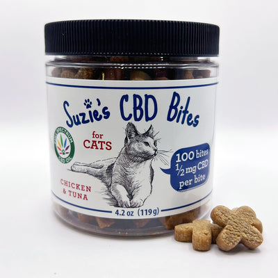 NEW** Suzie’s CBD - Bites for Cats (SOFT CHEW FORMULA) | 2.5oz