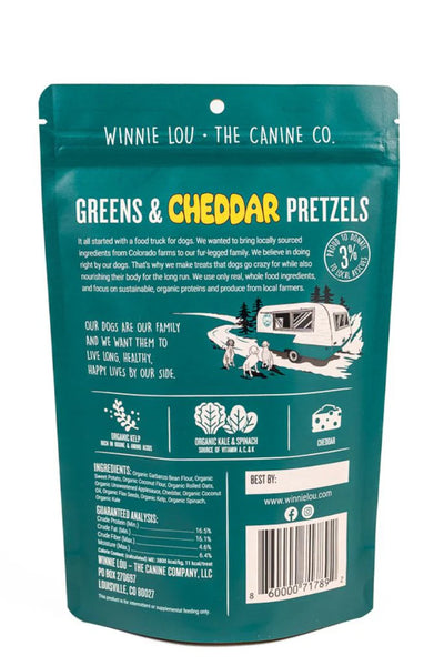 Winnie Lou - Greens & Cheddar Pretzels | 4oz