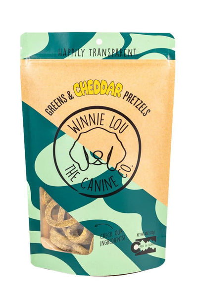 Winnie Lou - Greens & Cheddar Pretzels | 4oz