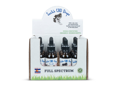 Suzie's - CBD Drops 1oz Display Box | 12ct