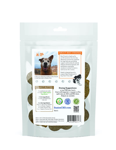 Suzie's - Peanut Butter CBD Hearts 4mg | 20ct