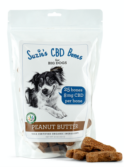 Suzie's - 8mg CBD Bones for Big Dogs | 16oz
