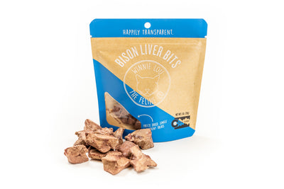 Winnie Lou - Cat Treats - Bison Liver Bits | 1oz