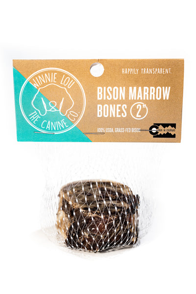 Winnie Lou - Bison Marrow Bones | 12ct cases