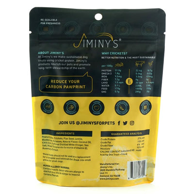 Jiminy's - Peanut Butter & Blueberry Dog Treats | 5oz