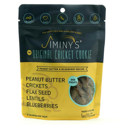 Jiminy's - Peanut Butter & Blueberry Dog Treats | 5oz