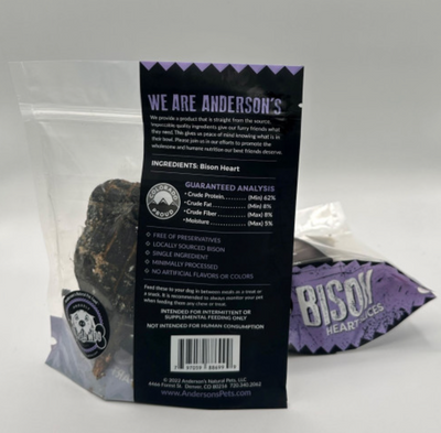 Anderson's - Bison Heart Slices | 5oz