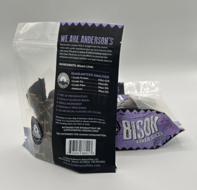Anderson's - Bison Liver Slices | 5oz