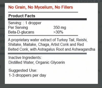 Mycodog Mushroom Tincture - Vitality | 2oz