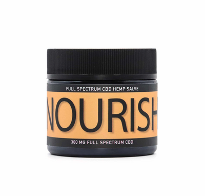 CBD Dog Health - NOURISH Salve DOGS: For Dry Skin, Elbows, and Paws 2oz/4oz | 300mg/600mg