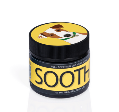 CBD Dog Health - SOOTHE Salve for DOGS: For hotspots, bug bites, and allergies 2oz/4oz | 300mg/600mg