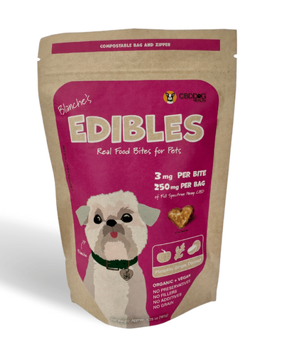 CBD Dog Health - Blanche's Edibles 3mg Treats | 3oz/6.25oz