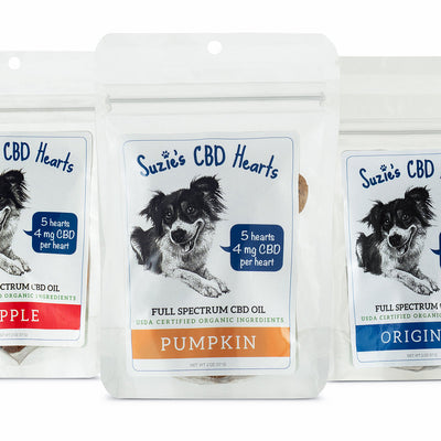 Suzie's CBD Sample Bags 4mg Hearts | 12ct