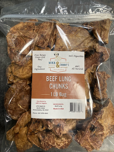 Mika & Sammy's - Beef Lung Chunks | 1lbs