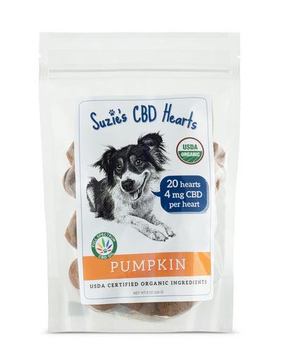 Suzie's - Pumpkin CBD Hearts 4mg | 20ct