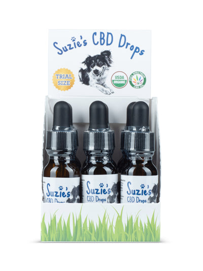 Suzie's - CBD Sample Oils Display Box .5oz | 12ct